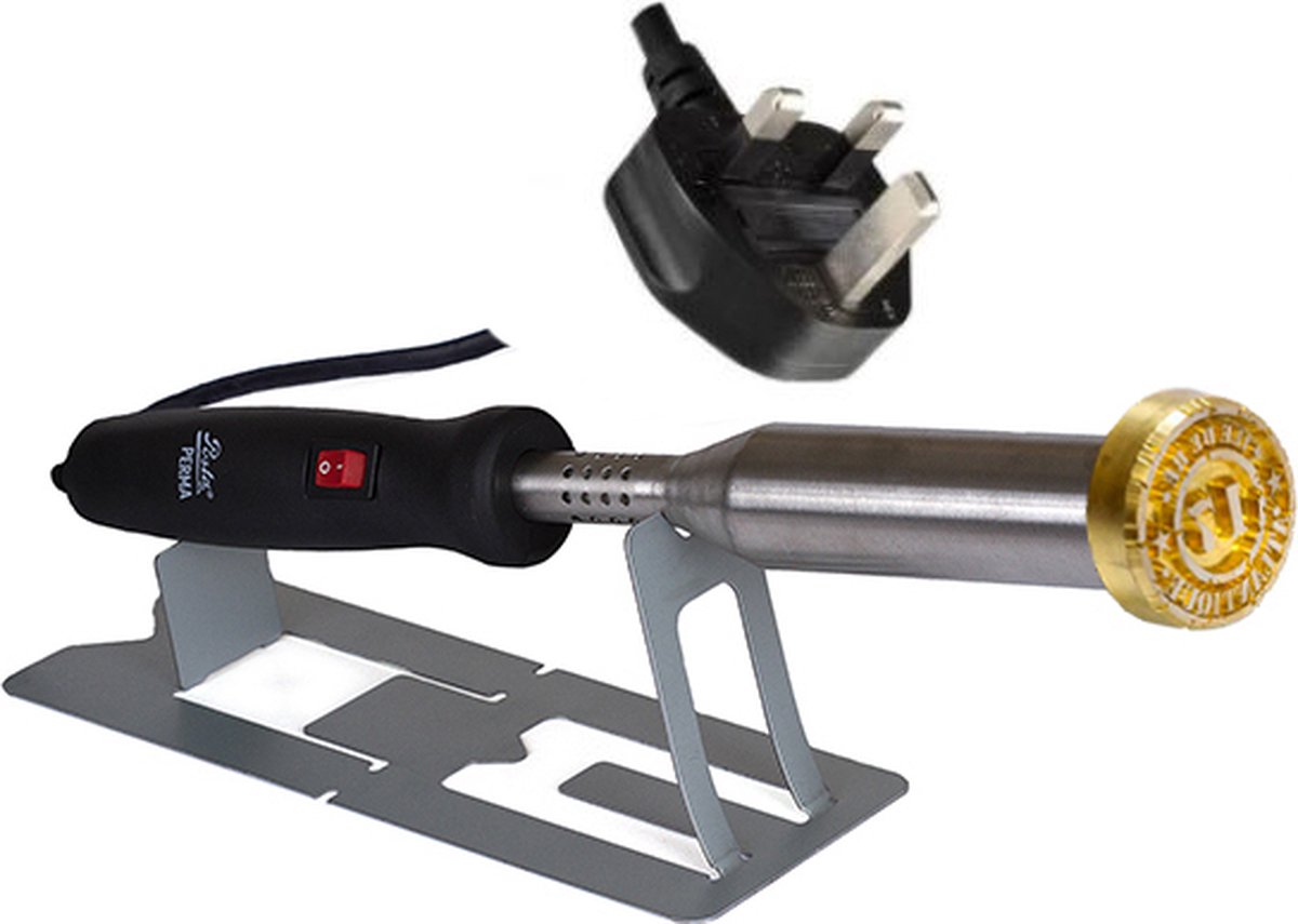 Posta Perma | brandstempel | Ø50mm-400 Watt-G-stekker (VK + Ierland)-Messing